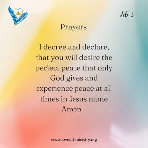 Read more about the article Prayer of the day