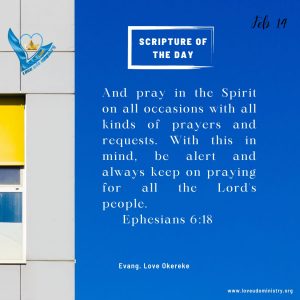 Read more about the article Ephesians 6:18