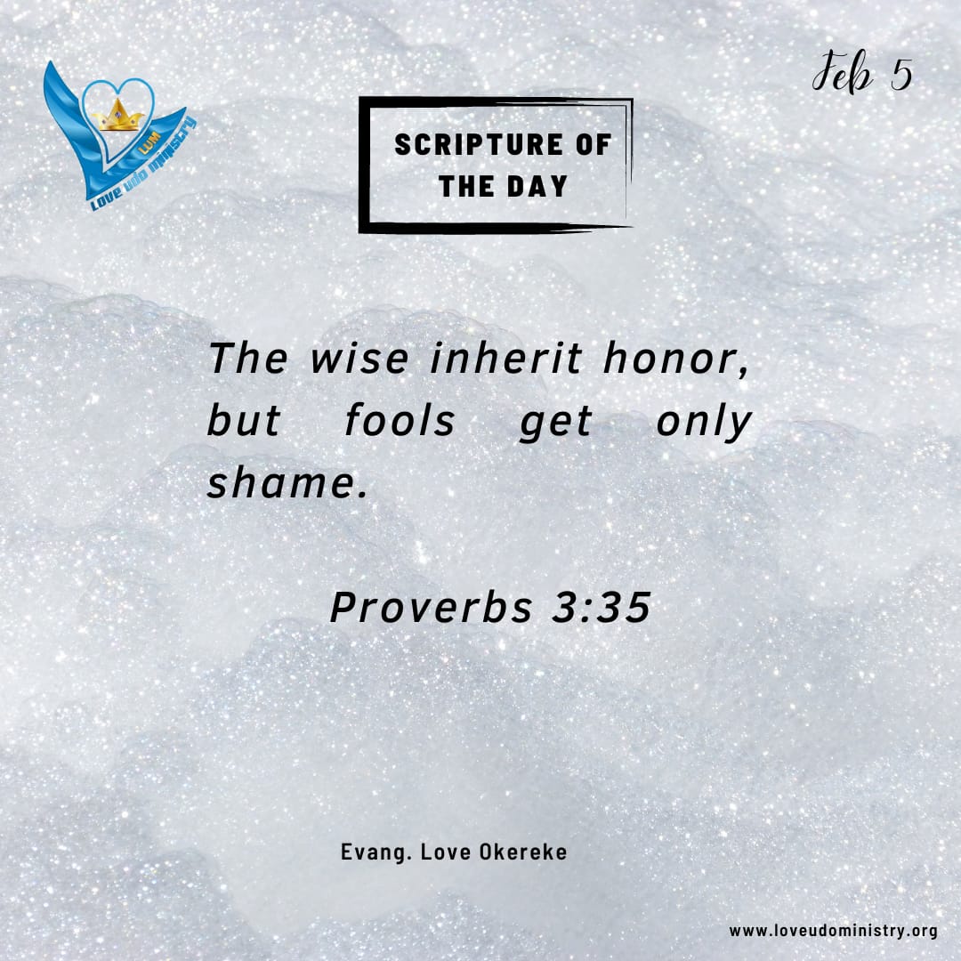 Read more about the article Proverbs 3:35